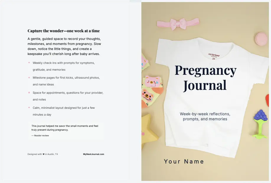 Pregnancy Journal Preview